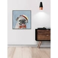 thumbnail image 4 of Marmont Hill "King Pin Pug" Floater Framed Painting Print on Canvas, 4 of 4