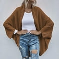 thumbnail image 2 of Vedolay Womens 2023 Coat Womens Casual Jacket Casual Long Sleeve Casual Jacket with Pockets,Brown S, 2 of 3