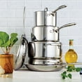 thumbnail image 6 of Tramontina Signature Tri-Ply Clad Stainless Steel 10-Piece Cookware Set with Lids, Dutch Oven, Pots & Pans Kitchen Set, Induction-Ready, Oven-Safe, Dishwasher-Safe, 6 of 9