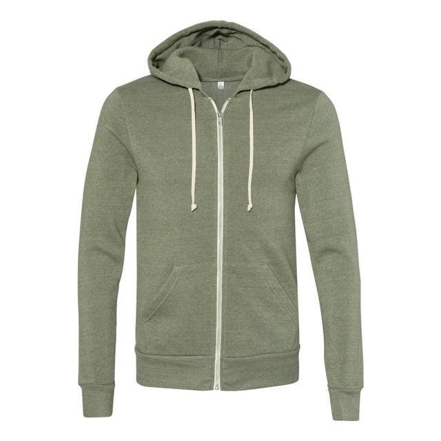 Rocky Eco-Fleece Full-Zip Hooded Sweatshirt, M, Eco True Army Green