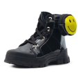 thumbnail image 3 of Botin Plataforma Niña Con Monedero Feliz Yuyin Negro 18-21.5 negro 20, 3 of 6