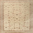 thumbnail image 1 of Ahgly Company Indoor Square Traditional Brown Persian Area Rugs, 4' Square, 1 of 6