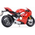 thumbnail image 2 of 1:18 Diecast Vehicle Collection Motorcycle For: Ducati Panigale V4 Static Gift Collection, 2 of 5