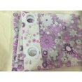thumbnail image 4 of WIFKLSIIPG Rideau de Porte en Voile à Imprimé Floral Rideau de Fenêtre Rideau de Pièce Foulard de Séparation Violet, 4 of 9