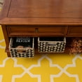 thumbnail image 3 of Villacera Rectangle Hand Weaved Wicker Baskets Set of 2, 3 of 6