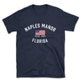 thumbnail image 1 of Naples Manor Florida Patriot Men's Cotton T-Shirt, 1 of 1