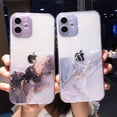 thumbnail image 4 of Funda de teléfono transparente con pintura de acuarela para iPhone 11 12 13 14 15 16 Pro Max X XR XS Max 7 8 Plus Mini, funda suave a prueba de golpes, 4 of 5