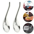 thumbnail image 4 of 1 juego de 3 cucharas de caviar de acero inoxidable, coladores, cucharas de esferificación (plateado), 4 of 5