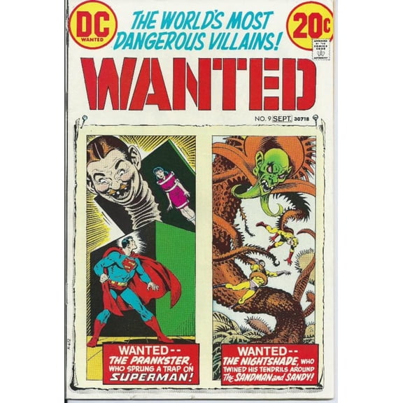 Wanted #9 Comic Book