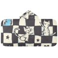 thumbnail image 5 of Yayeee Kids Hooded Towels Toddler Soft Absorbent Beach Bathing Wrap 50" x 23.5", Blue and White Cat, 5 of 5