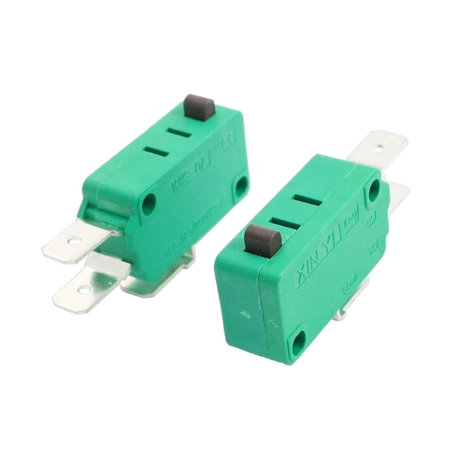 Unique Bargains 2pcs AC 16A 125V/250V Push Button Actuator Micro Limit Switch KW3-0Z
