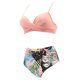 thumbnail image 3 of Mejor Belleza Mujer Traje de Baño de Moda Aumentar el tamaño 2 Piezas Tankini Tops de Bikini y Partes de Abajo Rosa XL, 3 of 5