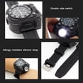 thumbnail image 4 of Rechargeable 350lm LED Montre Poignet Lampe de Poche Montre Étanche avec Boussole pour la Course en Plein Air Randonnée Camping, 4 of 8
