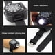 thumbnail image 4 of Reloj LED recargable de 350lm, luz de muñeca, resistente al agua, linterna con brújula para correr al aire libre, senderismo, Camping, 4 of 8