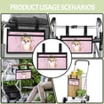 thumbnail image 4 of Jiueut Cartoon Corgi Wheelchair Armrest Side Hanging Storage Bag Power Wheelchair Pouch Side Pocket for Women Electric Wheelchair Bags to Hang on Side Wheelchair Arm Bag, 4 of 7