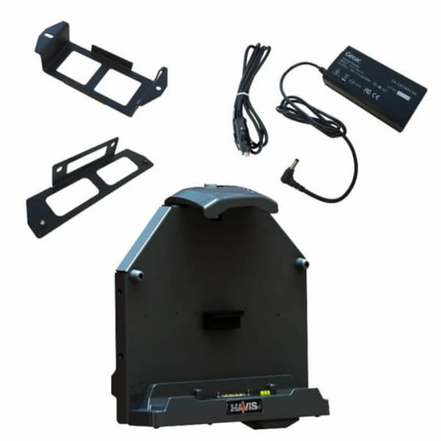 New-Package – Docking Station For Getac A140 Rugged Tablet With Triple Pass-Thru Antenna Connections, External Power Supply & Power Supply Mounting Bracket | PKG-DS-GTC-802-3