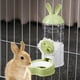 thumbnail image 1 of Pisexur Suministros para mascotas Dispensador de agua colgante para mascotas para conejos, gatos y perros Un alimentador de agua automático con jaula colgante adecuado paperros, gatos y animales, 1 of 6