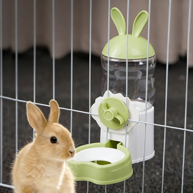 Dpityserensio Hanging Pet Water Dispenser For Rabbits Cats And Dogs A Hanging Cage Automatic Water Feeder Suitable For Home Use