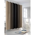 thumbnail image 3 of Shower Curtains Ombre Khaki Black Bath Curtain Gradient Color Waterproof Bathroom Shower Curtain Set with Hooks Decoration 72 x 84 Inches, 3 of 7