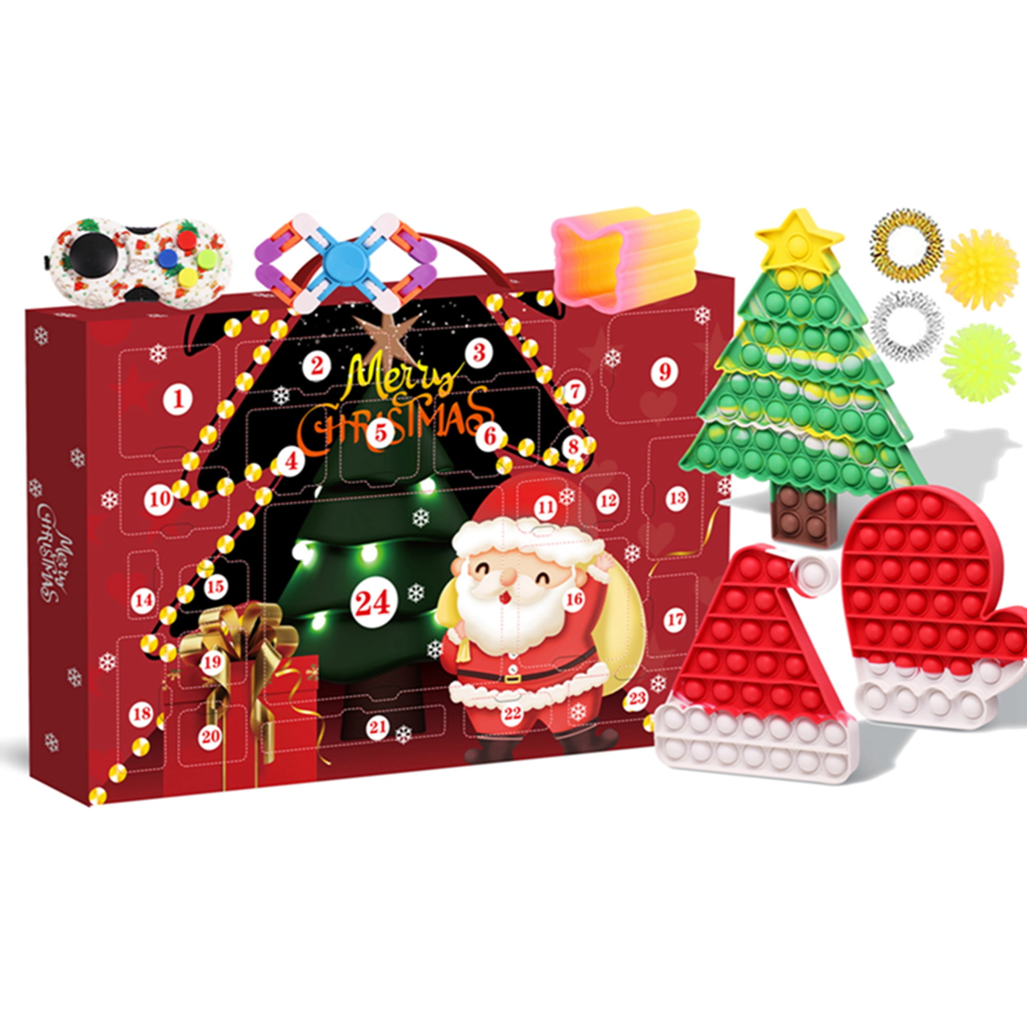Pop-py Playtime Advent Calendar for Kids Xmas Gift Toy Set 24 Day Count  Down To Christmas Gift Set Xmas Gift for Kids Friends - AliExpress