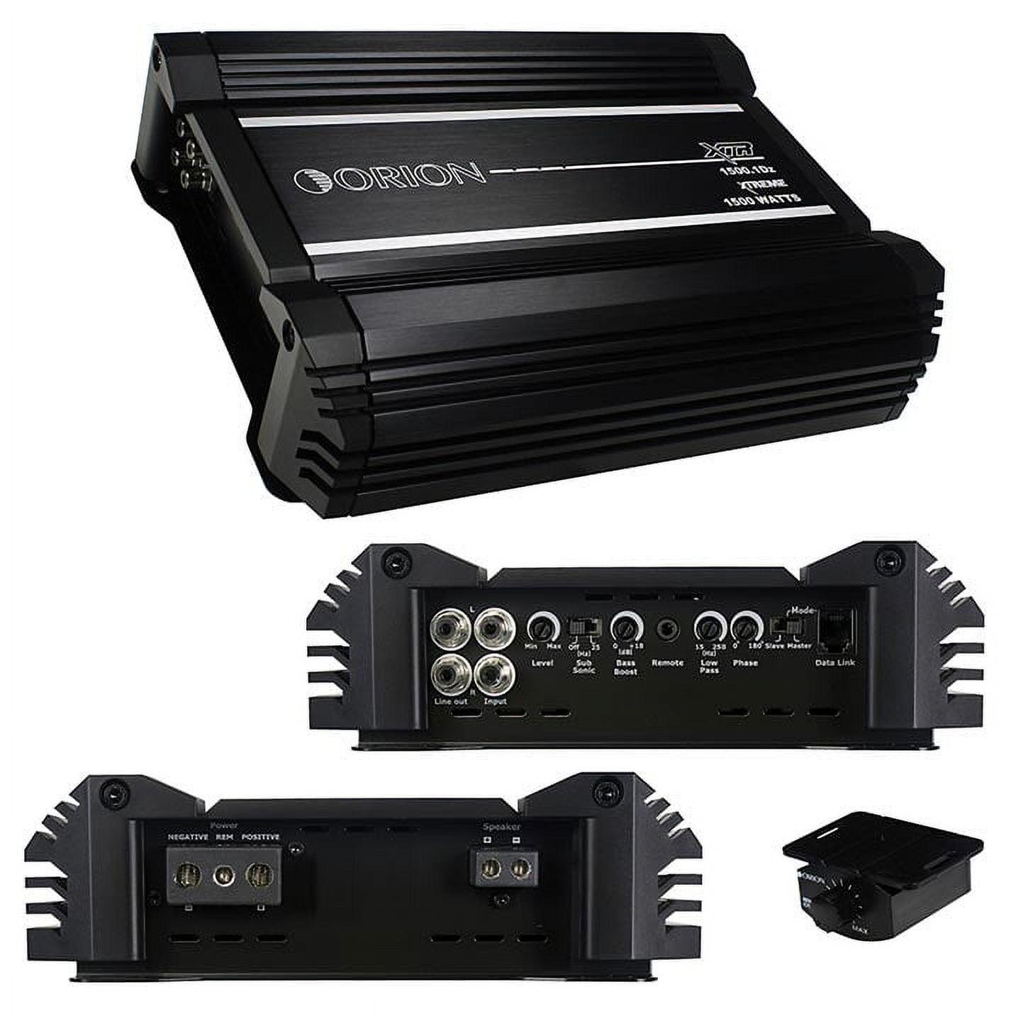 Orion XTR1500.1DZ 1-CH Monoblock 1500 Watts RMS Class-D Car Audio Amplifier