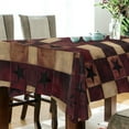 thumbnail image 5 of Yayeee Tablecloths 54" x 54" Rectangle Wrinkle Resistant Party Table Cover, Star Spangled Squares, 5 of 8