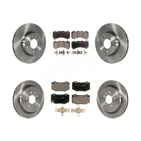 Transit Auto - Front Rear Disc Brake Rotors And Ceramic Pads Kit For ...