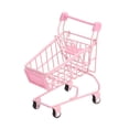 thumbnail image 1 of jifeng Mini Panier d'Achats Jouets de Jeu d'Imitation Papeterie Mignon Organisateur de Bureau pour Bureau Rose, 1 of 9