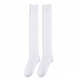 thumbnail image 4 of Yuanlong Womens Thigh-High Socks Breathable Soft Stockings Solid Color Stretchy Daily Activities Wear Hosiery, 4 of 4