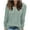 Green, variant on XMMSWDLA Button Up Sweater for Women Fall Lightweight Knit Pullover Sweaters Long Sleeve Shirts Crewneck Tunic Tops