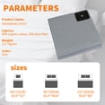 thumbnail image 5 of Debonair Grounding Sheets,90% Organic Cotton + 10% Pure Silver Fiber, Grounding Bed Sheets with Grounding Cord for Healthy Sleep Therapy for Adults,Gray, 5 of 8