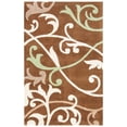 thumbnail image 4 of SAFAVIEH Soho Milan Abstract Wool Area Rug, Brown/Multi, 3'6" x 5'6", 4 of 10