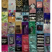 20 Assorted Indoor Tanning Lotion Sample Packets - Lot of 20 Packets