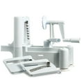thumbnail image 2 of Roofei 3 in 1 Vegetable Slicer with Durable Stainless Steel Blades | Kitchen Cooking Tool | Spiral Zoodle Maker with Catch & Store Container, 2 of 8
