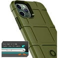 thumbnail image 2 of Limited Edition Customized Prints by Ego Tactical Over a Rugged Shield Case for Apple iPhone 11 Pro [5.8" Screen] - Solid OD Green, 2 of 4