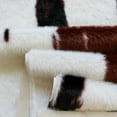 thumbnail image 6 of Masada Rugs Faux Fur Cowhide Area Rug Brown Black White (3 Feet X 5 Feet), 6 of 7
