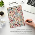 thumbnail image 4 of FMSHPON Trendy Floral Design Clipboard Hardboard Wood Nursing Clip Board and Pull for Standard A4 Letter 13x9 inches, 4 of 7