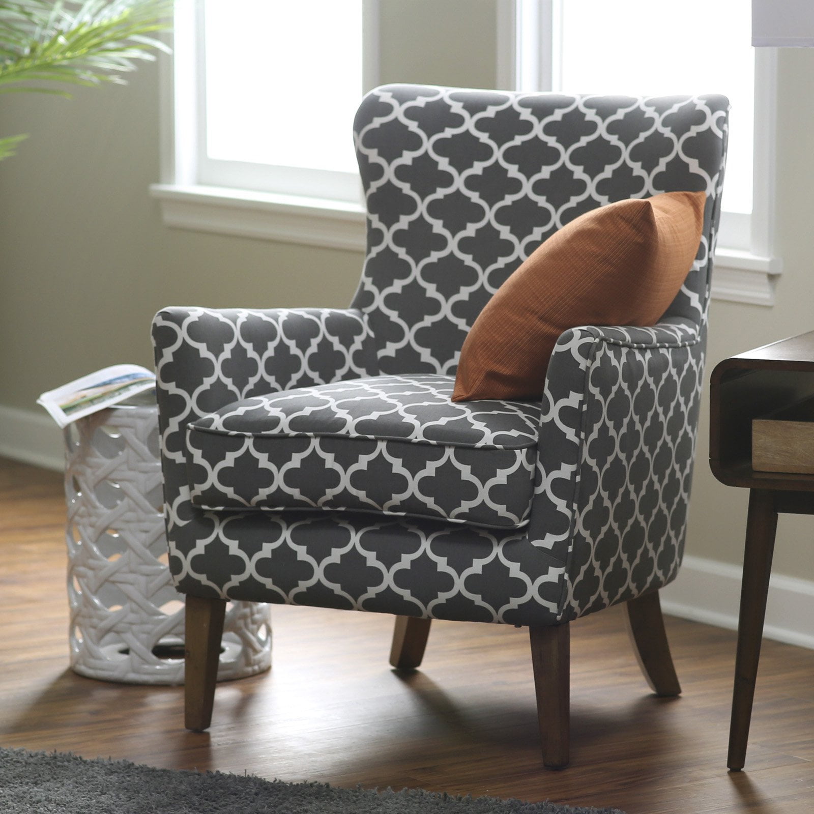 Patterned Wingback Chair Custom Inspiration Patterned Wingback Chair Custom Inspiration