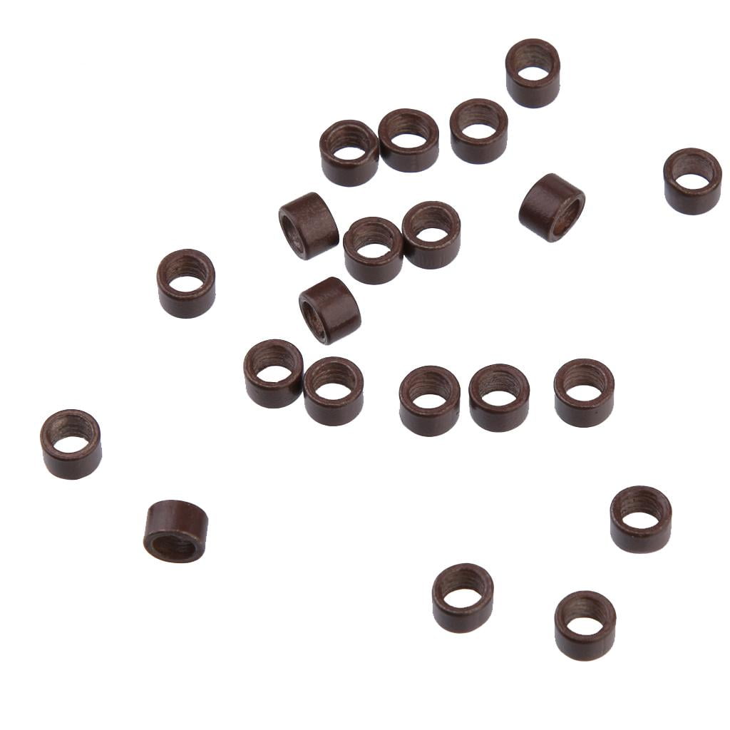 EHJRE 3- 500Pcs 3mm Silicone Micro Nano Rings Beads for Hair 4 Pcs