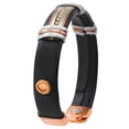 thumbnail image 2 of 1 Pure Copper Leatherette Bracelet Cuff Magnetic Arthritis Relief Healing Energy, 2 of 3