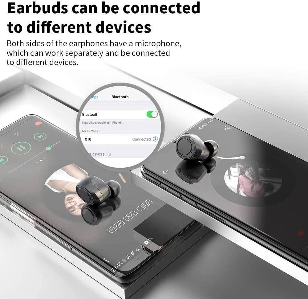 True Bluetooth Headphones Bluetooth 5.0 