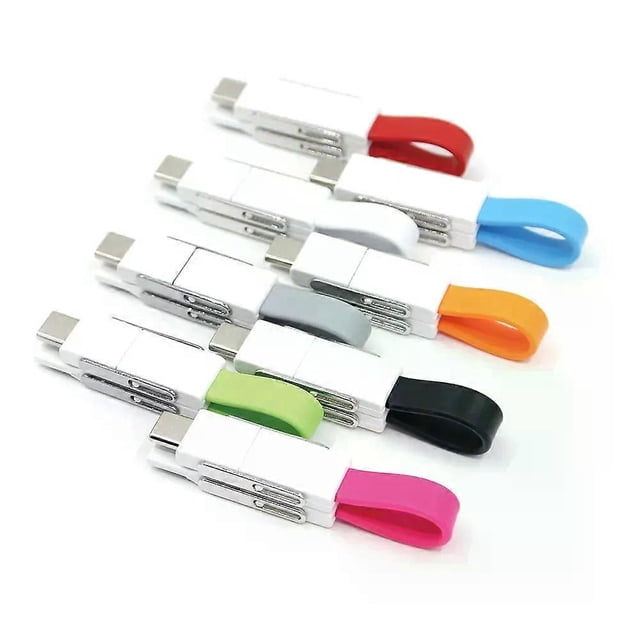 4 in 1 Multifunctional Charging Cable OTG to Mobile Phone Charging Cable Micro USB Charging Cable USB Type-C 8Pin Data Cable
