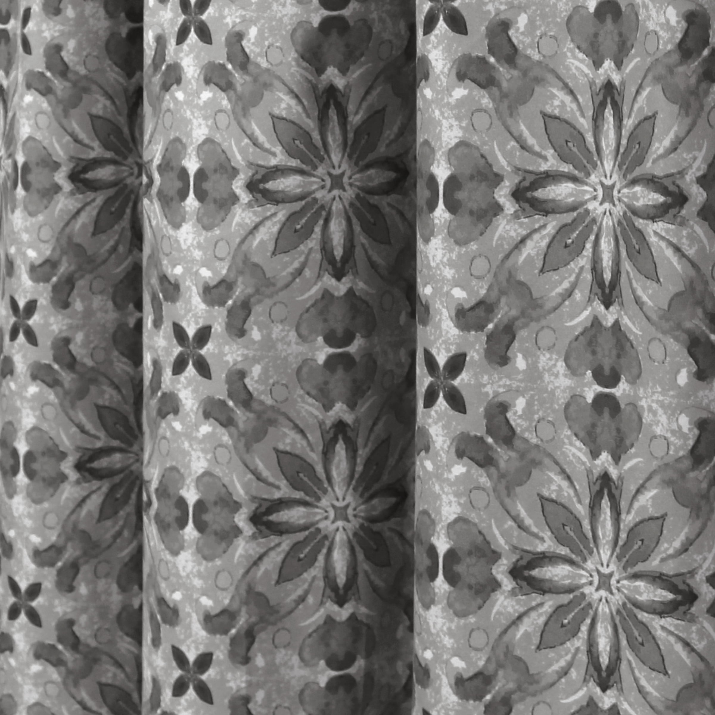 Mainstays Geo Floral Single Blackout Curtain Panel