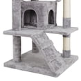 thumbnail image 7 of ZENSTYLE 53" Cat Tree Scratching Post Condo Tower Pet Kitty Playhouse Activity W/ Cave & Ladders Indoor Have Fun, 7 of 7