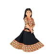 thumbnail image 6 of Ahhaaaa Kids Ethnic Cotton Blend Radha Dress / Lehenga Choli / Chania Choli Set For Girls, 6 of 12