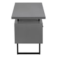 thumbnail image 6 of Monarch Specialties Computer Desk, Home Office, Laptop, Storage Drawers, 60"L, Work, Grey Laminate, 6 of 8