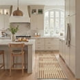 thumbnail image 4 of GENIMO 5'x7' Area Rug for Living Room, Machine Washable Non Slip Low Pile Rug for Bedroom Dining Room, Warm Minimalist, Warm Beige, 4 of 7