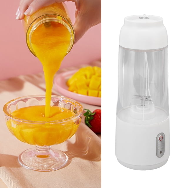 Electric Juicer Cup, USB Charging Handheld Electric Juicer Cup 300ML 1200mAh Battery One Click Operation Blender Cup For Home School Office