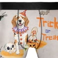 thumbnail image 4 of Trick or Treat Beagle Funny Mummy Cosplay Pumpkin Candy Basket All Over Print Boxer Briefs Underwear for Men Dad Beagles Dog Lover Gifts Idea - 12016, 4 of 6
