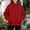 Red, variant on Xdegoge Girls Full Zip Athletic Jacket High Neck Workout Track Tops with Thumb Holes and Pockets Relaxed Fit Casual Running Yoga Gym Sports Sweatshirts